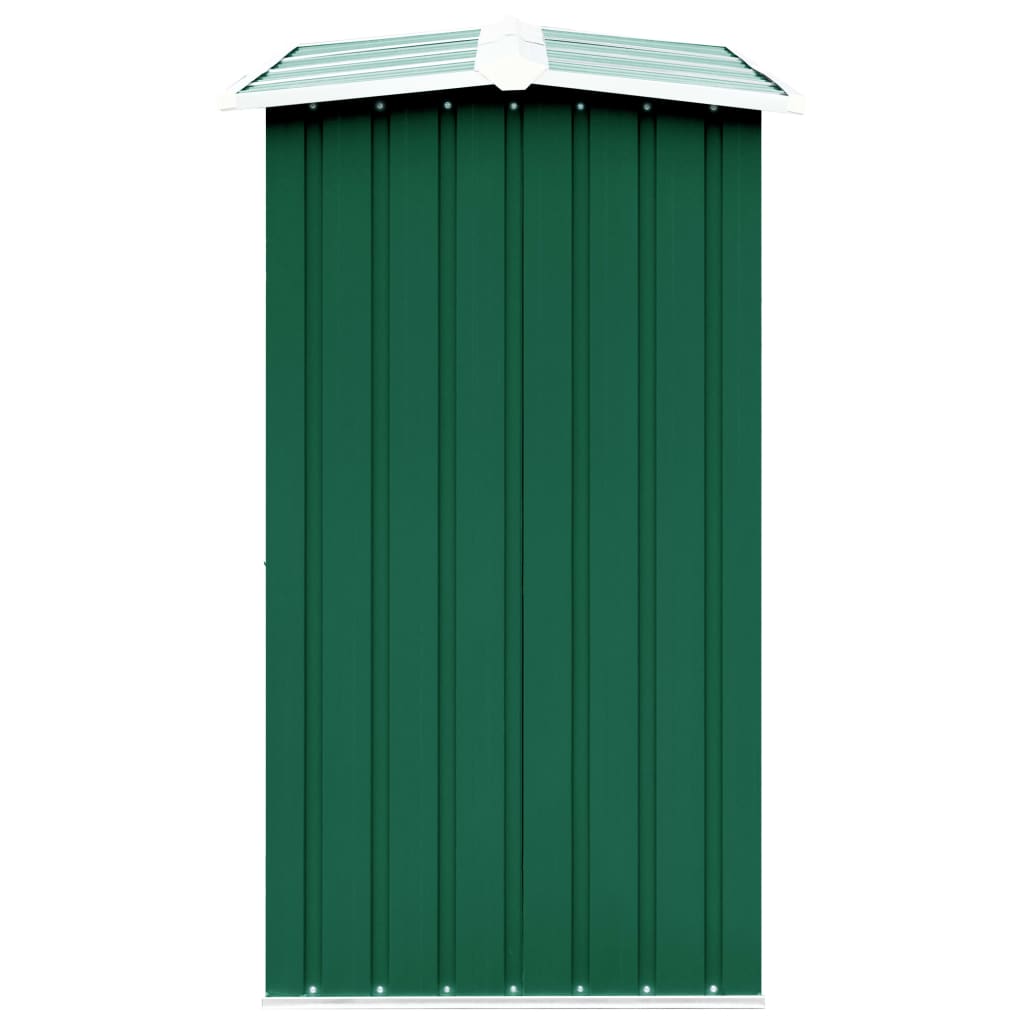 Brennholzlager Verzinkter Stahl 330 x 92 x 153 cm Grün