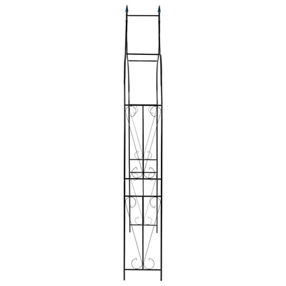 Rosenbogen Dunkelgrün 120x38x258 cm Eisen