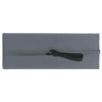 Kopfstütze für Liegestuhl Grau 40 x 7,5 x 15 cm Textilene