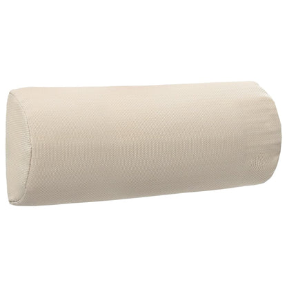 Kopfstütze für Liegestuhl Cremeweiß 40 x 7,5 x 15 cm Textilene