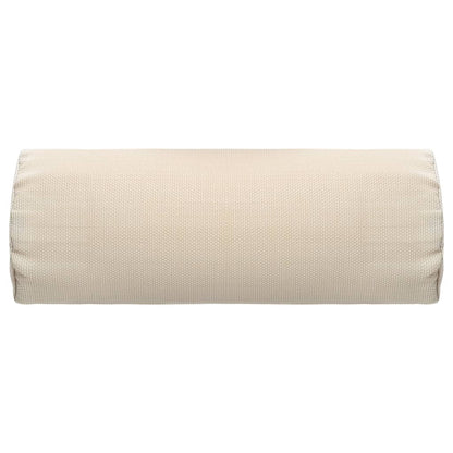Kopfstütze für Liegestuhl Cremeweiß 40 x 7,5 x 15 cm Textilene