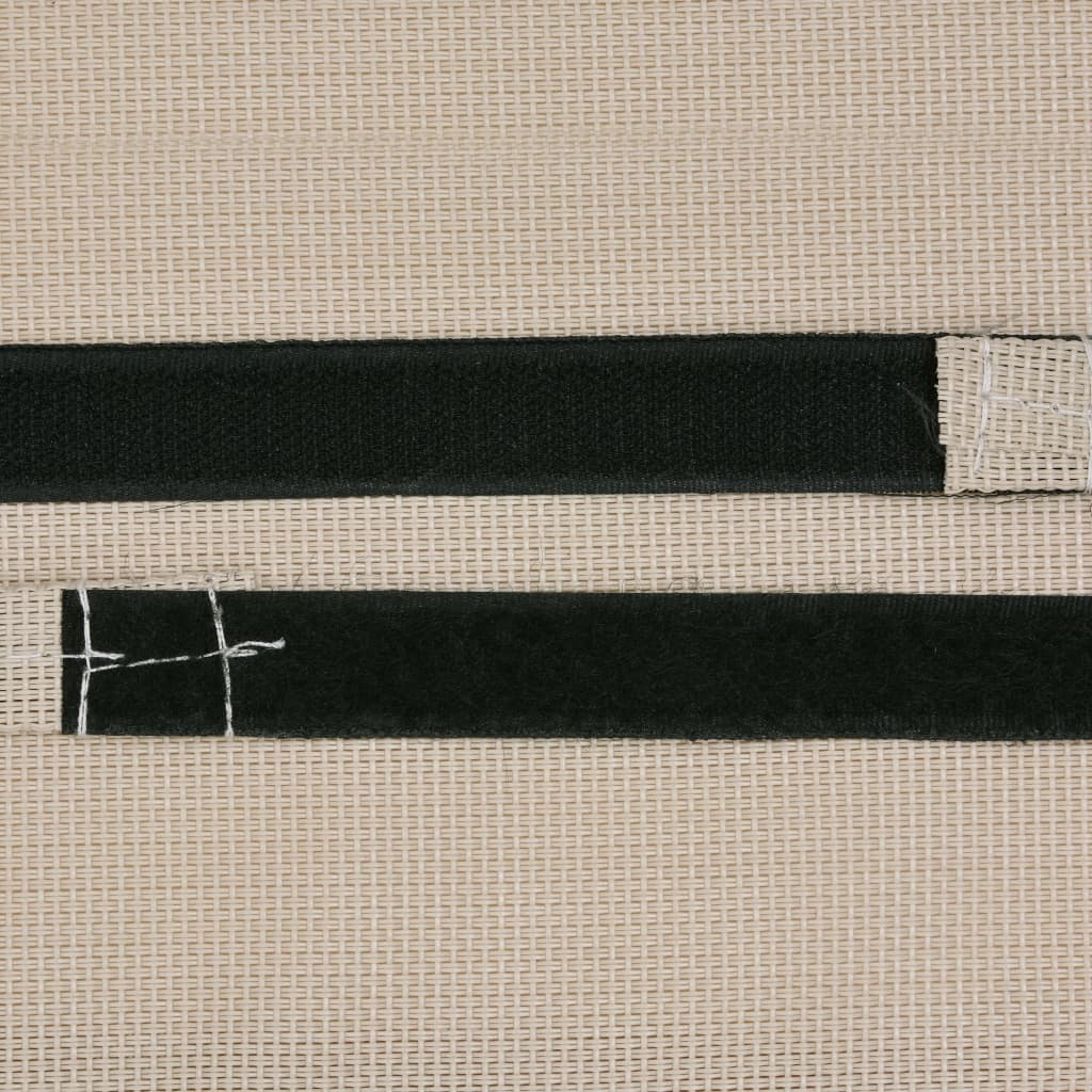 Kopfstütze für Liegestuhl Cremeweiß 40 x 7,5 x 15 cm Textilene