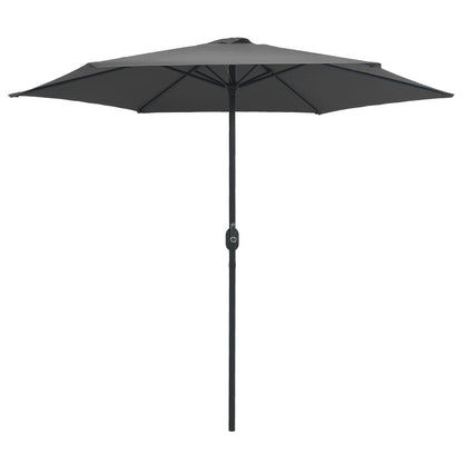 Sonnenschirm mit Aluminium-Mast 270x246 cm Anthrazit