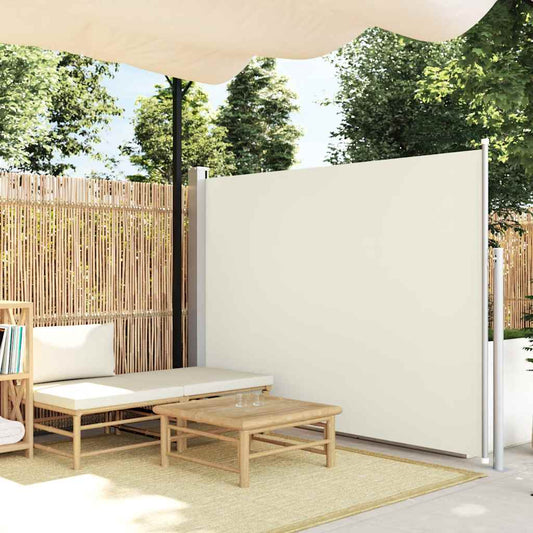 Ausziehbare Seitenmarkise 170×300 cm Creme