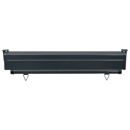 Balkon-Seitenmarkise 105x250 cm Braun