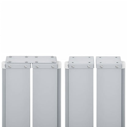 Ausziehbare Seitenmarkise Braun 120 x 600 cm
