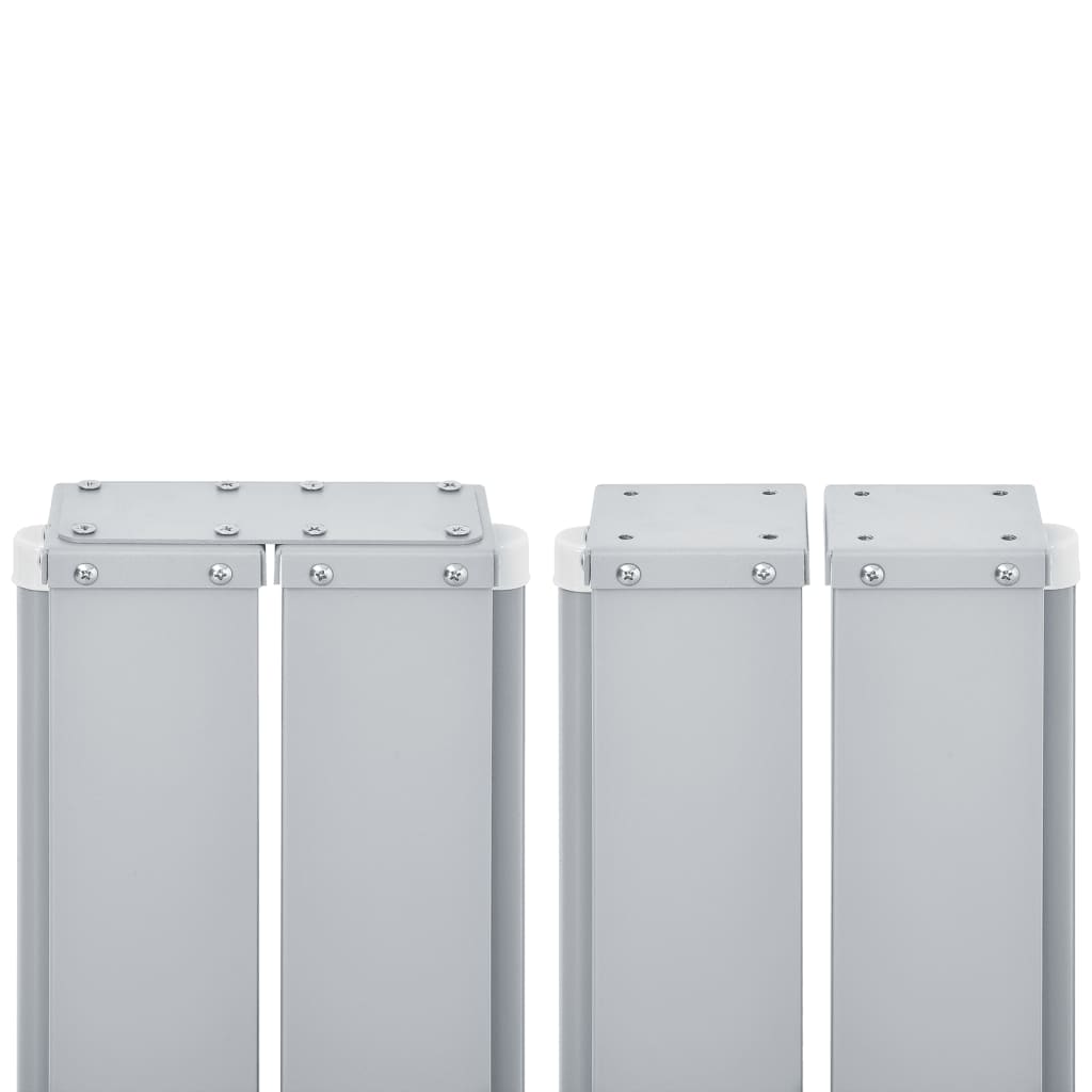 Ausziehbare Seitenmarkise Braun 140 x 600 cm