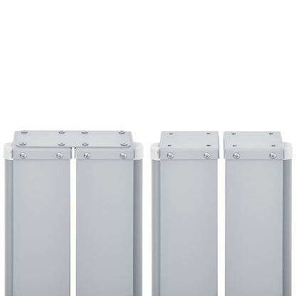 Ausziehbare Seitenmarkise Braun 140 x 600 cm