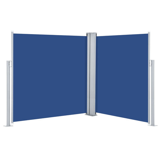 Ausziehbare Seitenmarkise Blau 140 x 600 cm