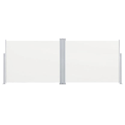 Ausziehbare Seitenmarkise Creme 140 x 1000 cm