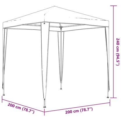 Profi-Partyzelt 2x2 m Anthrazit