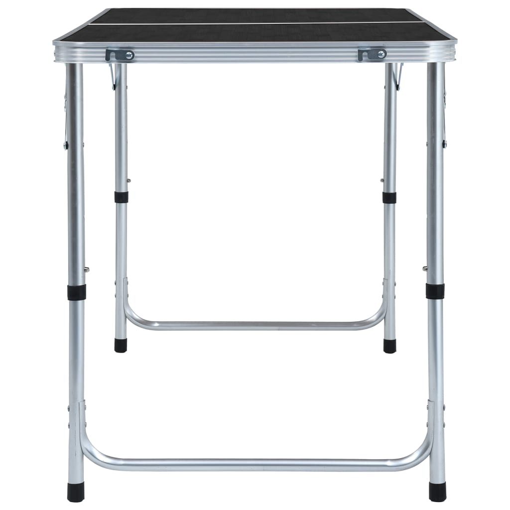 Campingtisch Klappbar Grau Aluminium 120x60 cm