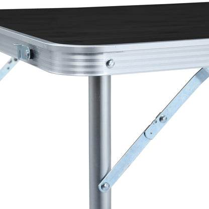 Campingtisch Klappbar Grau Aluminium 120x60 cm