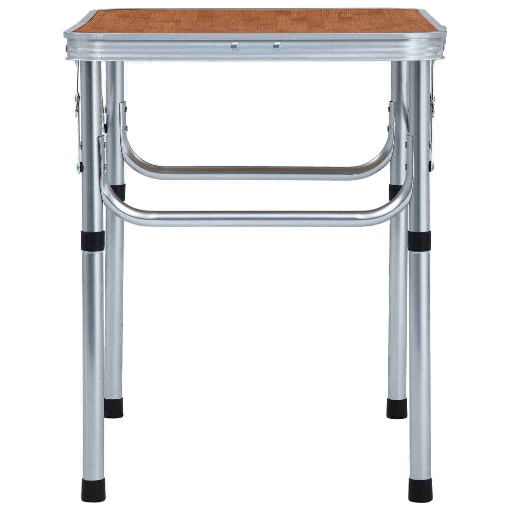 Klappbarer Campingtisch Aluminium 60x45 cm