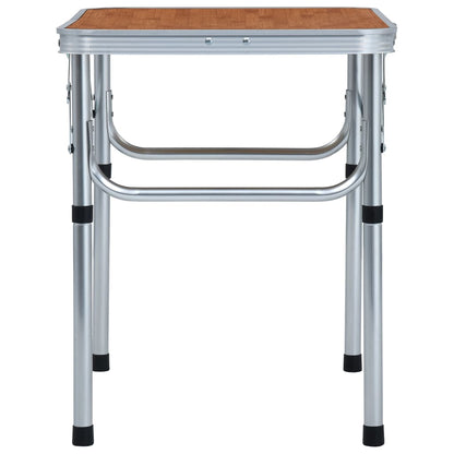 Klappbarer Campingtisch Aluminium 60x45 cm