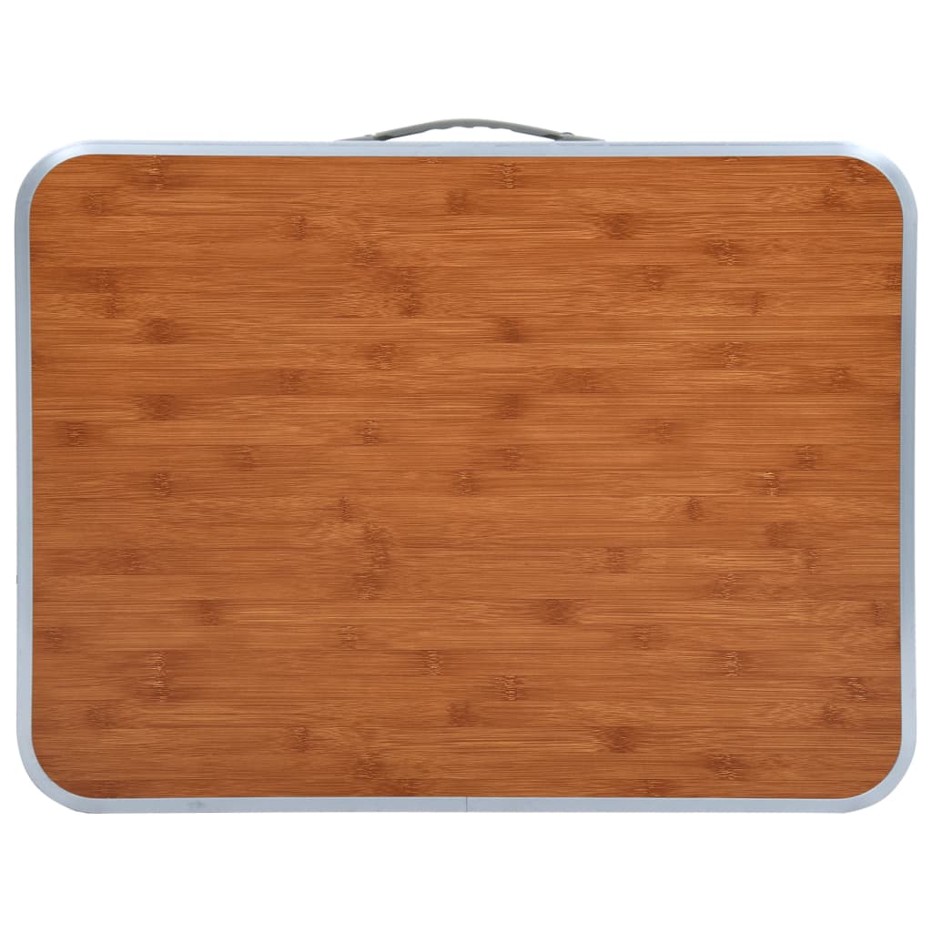 Klappbarer Campingtisch Aluminium 60x45 cm