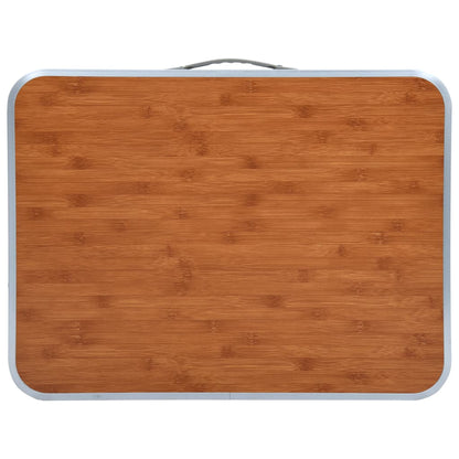 Klappbarer Campingtisch Aluminium 60x45 cm