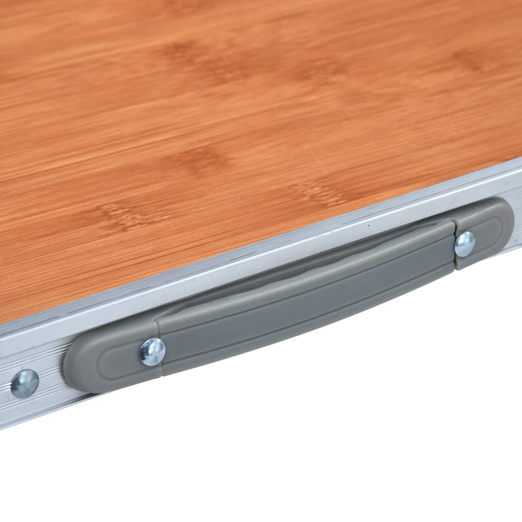 Klappbarer Campingtisch Aluminium 60x45 cm