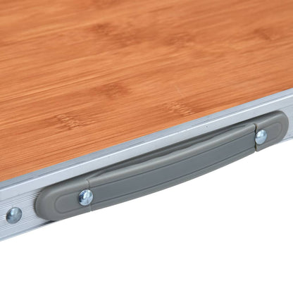 Klappbarer Campingtisch Aluminium 60x45 cm