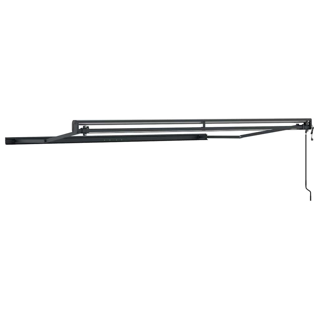 Markise Anthrazit 3,5 x 2,5 m Metall