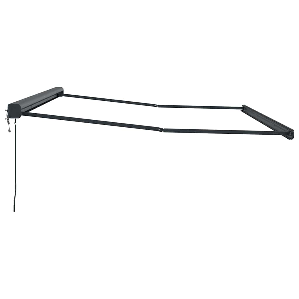 Markise Anthrazit 4 × 3 m Metall