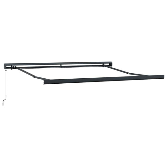Markise Anthrazit 3,5 x 2,5 m Metall