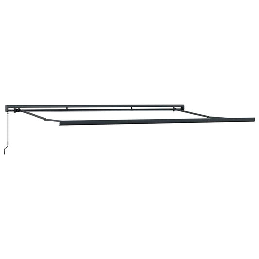 Markise Anthrazit 4,5 × 3 m Metall