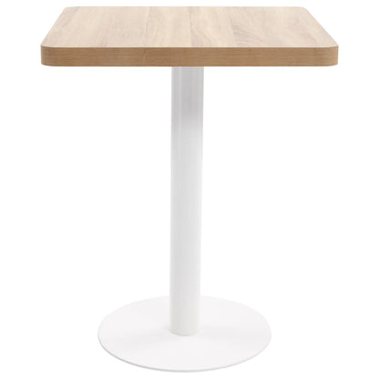 Bistrotisch Hellbraun 60x60 cm MDF
