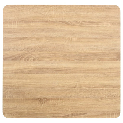 Bistrotisch Hellbraun 80x80 cm MDF