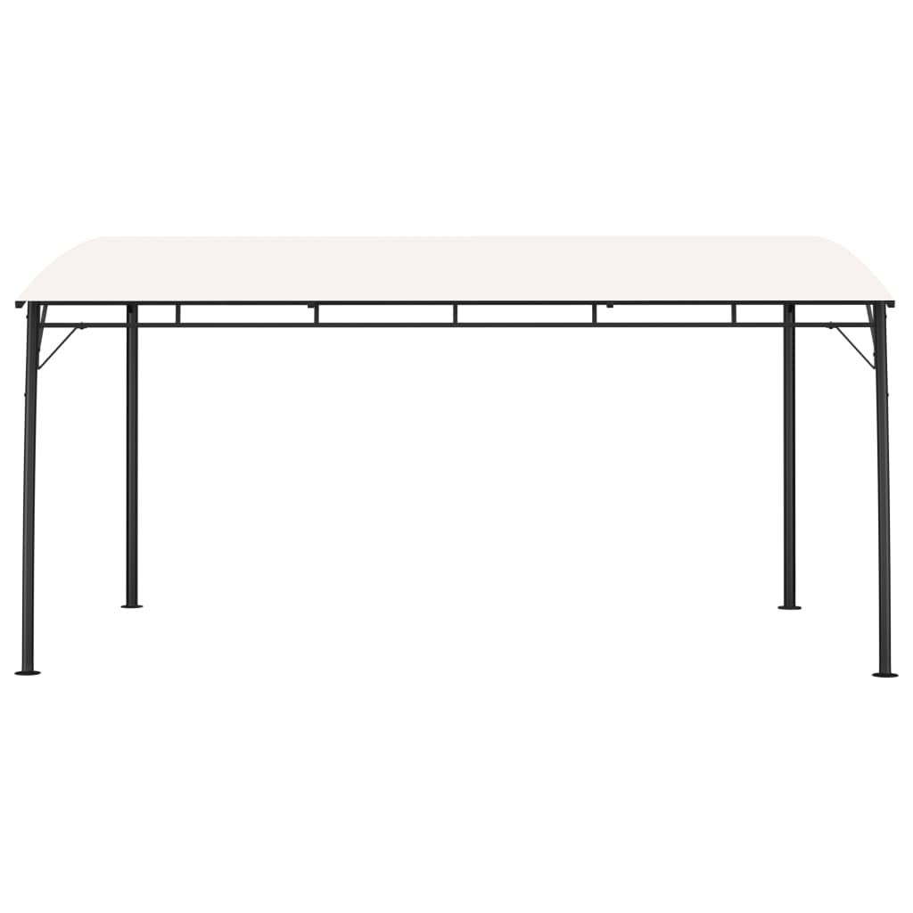 Garten-Sonnenschutz 4x3x2,55 m Cremeweiß