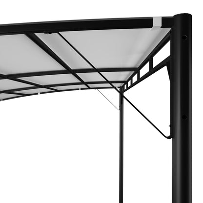 Garten-Sonnenschutz 4x3x2,55 m Cremeweiß