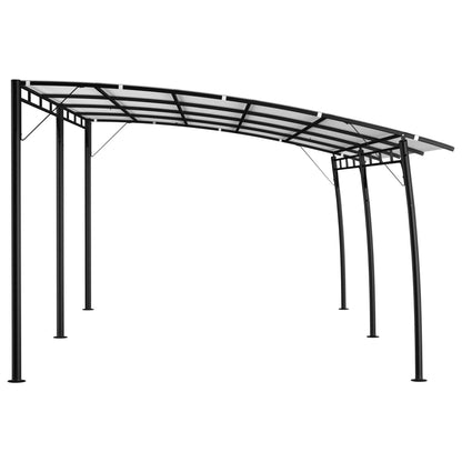 Garten-Sonnenschutz 6x3x2,55 m Cremeweiß