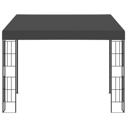 Wand-Pavillon 3x3 m Anthrazit Stoff