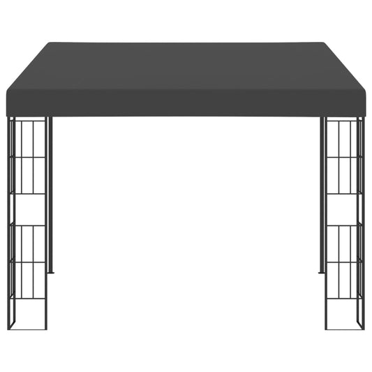 Wand-Pavillon 3x3 m Anthrazit Stoff
