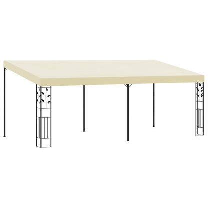 Wand-Pavillon 6x3x2,5 m Cremeweiß