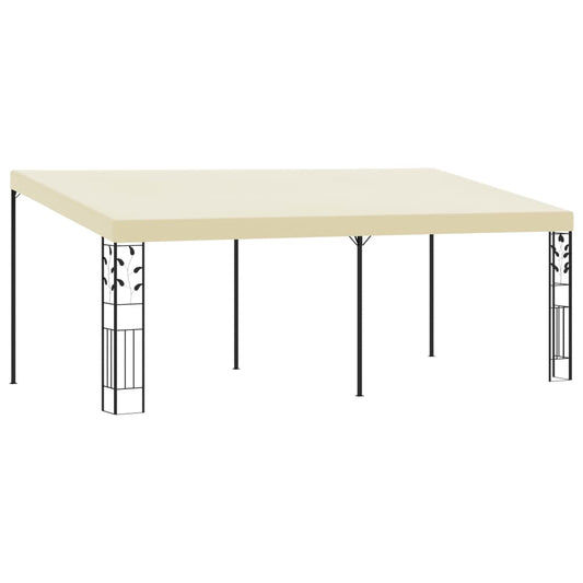 Wand-Pavillon 6x3x2,5 m Cremeweiß
