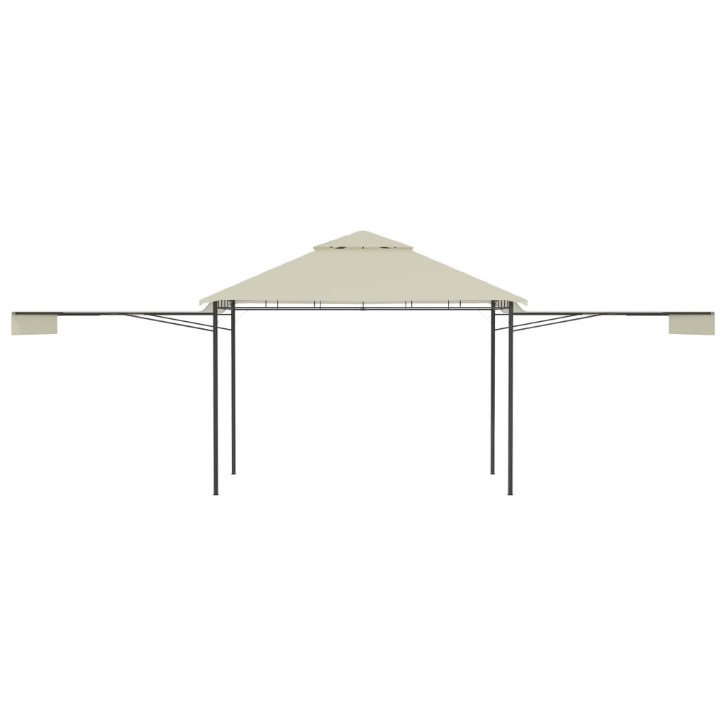 Pavillon mit Doppelt Erweiterten Dächern 3x3x2,75 cm 180 g/m²