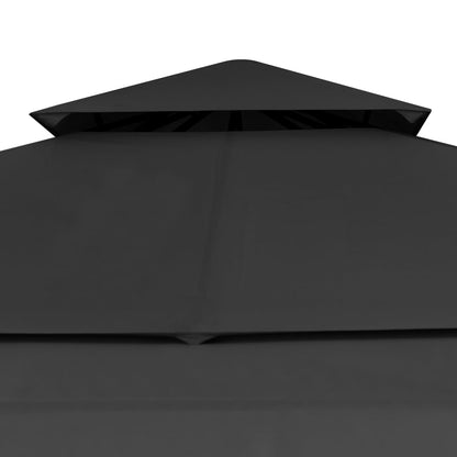 Pavillon mit Doppelt Erweiterten Dächern 3x3x2,75 cm 180 g/m²
