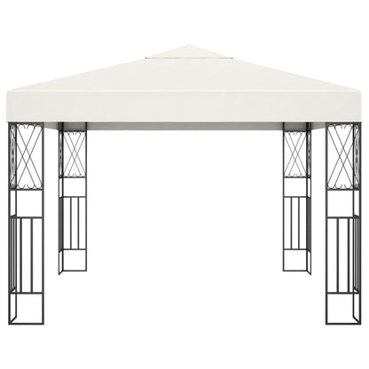 Pavillon 3×3 m Creme Stoff