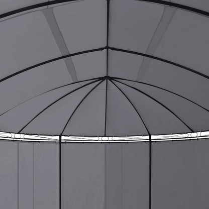 Pavillon med Gardiner 520x349x255 cm Antracit