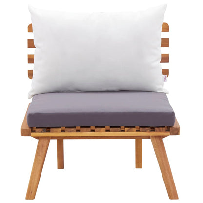 6-tlg. Garten-Lounge-Set Massivholz Akazie