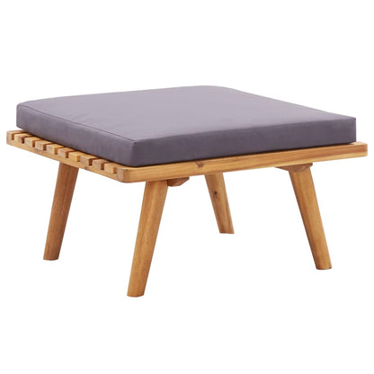 6-tlg. Garten-Lounge-Set Massivholz Akazie