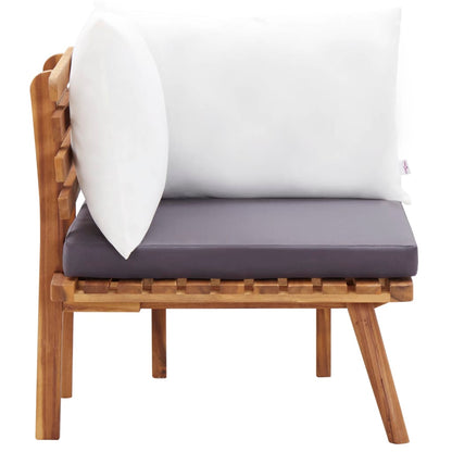 5-tlg. Garten-Lounge-Set Massivholz Akazie