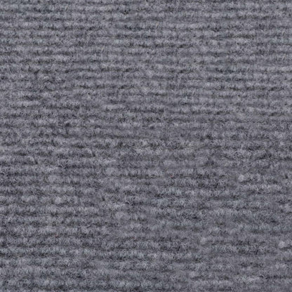 Messeteppich Rillen 1,2x15 m Grau