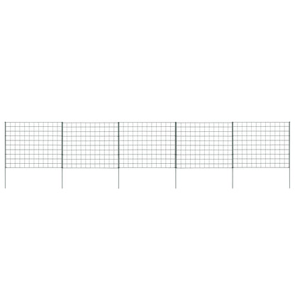 Gartenzaun Set 77,5x64 cm Grün