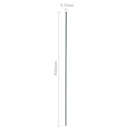 Gartenzaun Set 77,5x64 cm Grün