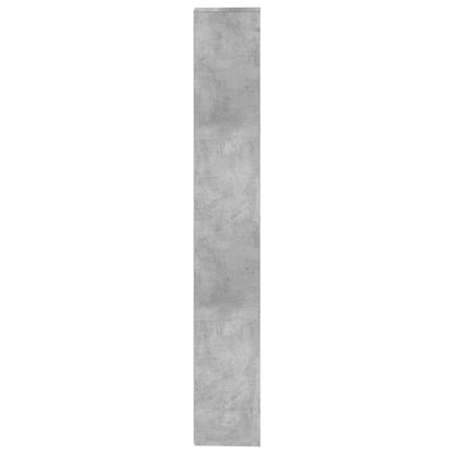 Bücherregal/Raumteiler Betongrau 155x24x160 cm Holzwerkstoff