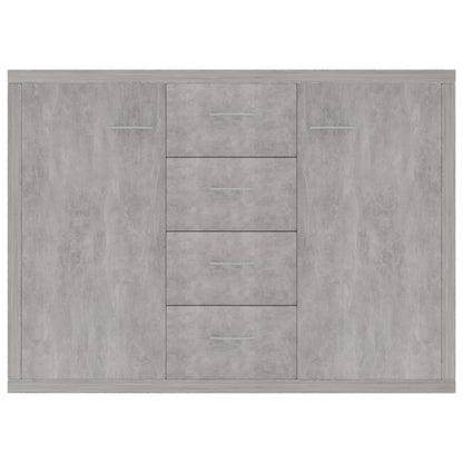 Sideboard Betongrau 88x30x65 cm Holzwerkstoff