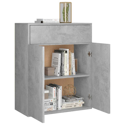 Sideboard Betongrau 60x30x75 cm Holzwerkstoff