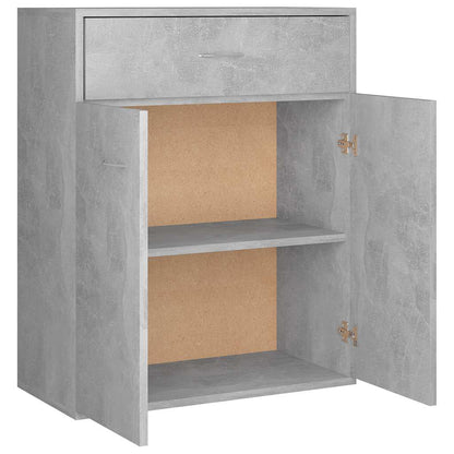 Sideboard Betongrau 60x30x75 cm Holzwerkstoff